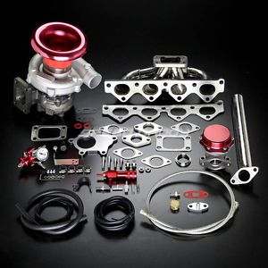 T04e stage ii turbo charger manifold upgrade kit boost for 03-08 gk gs 2.0 dohc