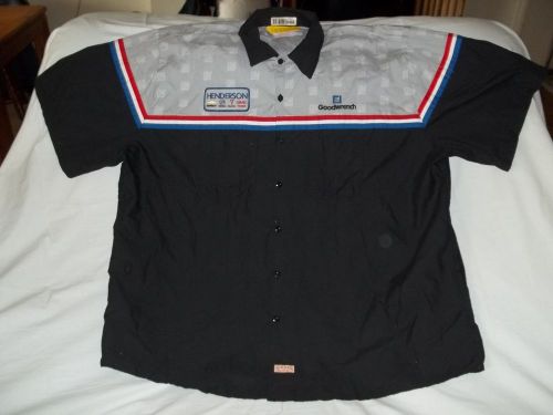 &#034; gm goodwrench&#034; used-recycled work/shop short sleeve shirt ol&#039;skool