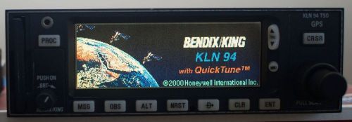Bendix/king kln 94 with tray, antenna and annunciator/switch