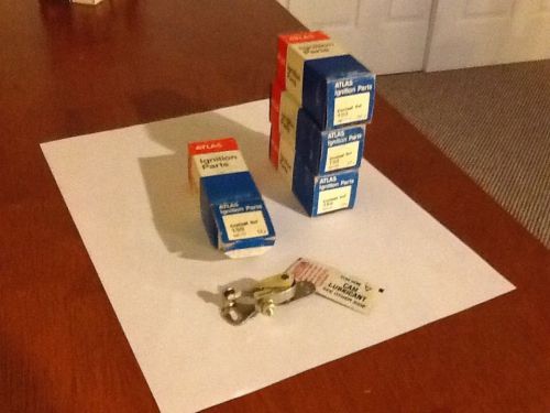 Nos atlas ignition contact set f101pvz 1949-1966 ford lincoln 12309089 lot of 4