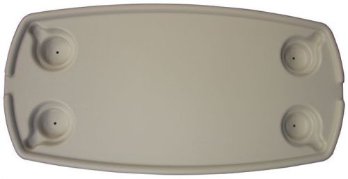 Jet technologies oval table top only - white - 16&#034; x 32&#034; 10002-01