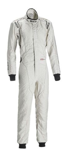 Sparco extrema rs-10 white single layer fia 8858 2000 racing suit - size: 50