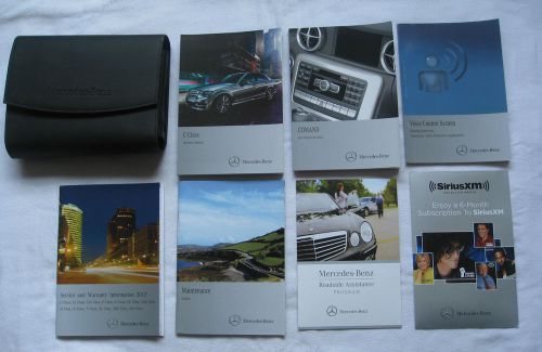 2012 mercedes benz c-class owner&#039;s owners manual set w/case