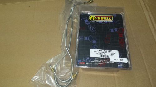 Russell 692000 street legal ss brake line hose kit assembly  63-82 corvette