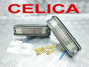 1 pair clear front side marker lamp light 12v  toyota celica ra25 ta27