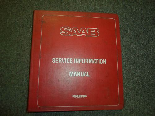 1987 88 89 1990 saab all models technical service information bulletins manual