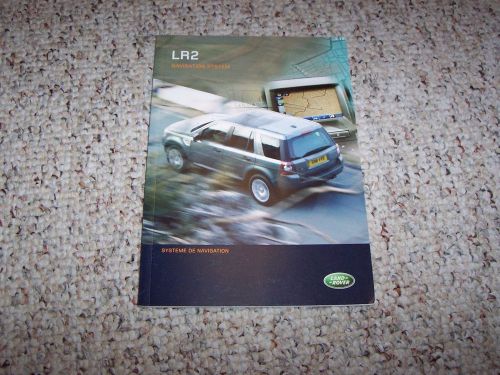 2008 land rover lr2 hse &amp; se factory navigation system owner manual book