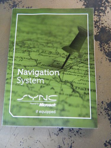 2011 ford lincoln mercury navigation system owners manual suppliment
