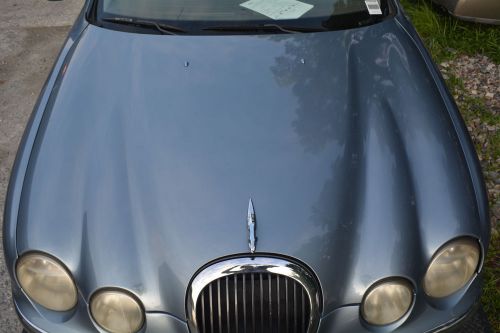 2000 2001 2002 jaguar s-type front hood blue oem
