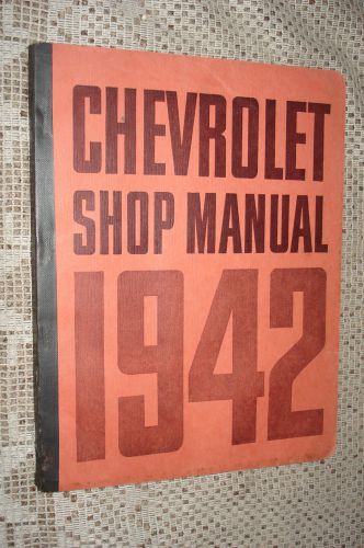 1942 chevy car and truck shop manual original service