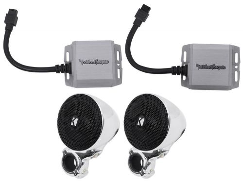 Rockford fosgate pm100x1 100 watt mini motorsport amplifier+handlebar speakers