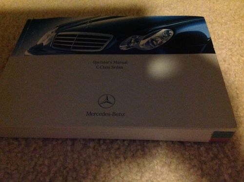 2006 mercedes benz c class c230 c280 c350 amg factory owners manual