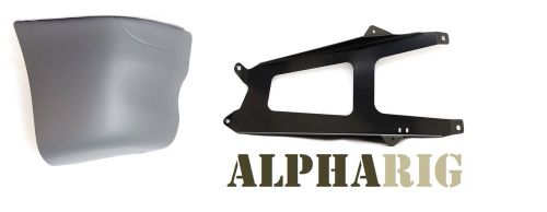 Bumper end &amp; support brackets passenger side 2002 - 2012 freightliner columbia