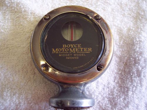 Vintage boyce motometer midget model moto meter water temp gauge