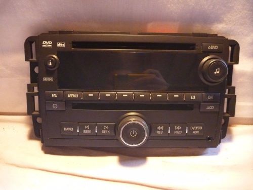 07-11 chevrolet gmc silverado sierra radio cd dvd face plate 25840249 cy25840