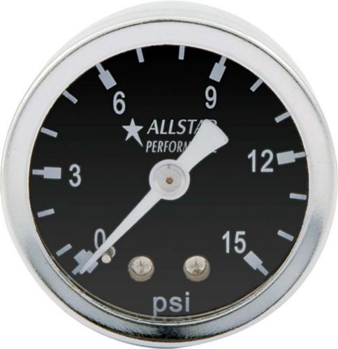 Allstar performance 1.5in gauge 0-15 psi dry type