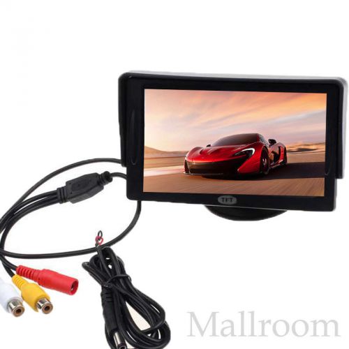 Car car car lcd 4.3&#034; monitor cctv dvr screen camera dvd for rear camera