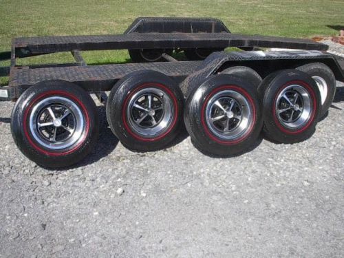 Mopar wheels, 14&#034; magnum/roadwheels with trim rings, f70-14 redline tires!