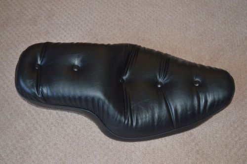 Vintage low-profile harley davidson motorcycle sportster touring pillow seat