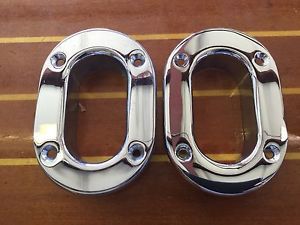 Perko ss hawse hole plate ( set of two!!!) #0752000chr