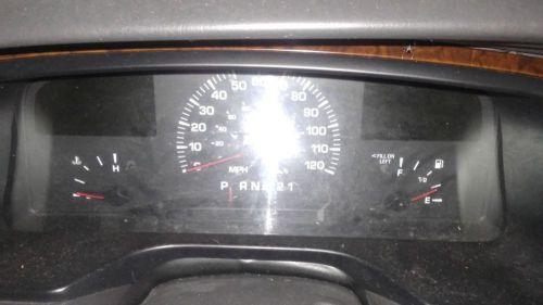 2000 lincoln town car used dash cluster parting out entire car