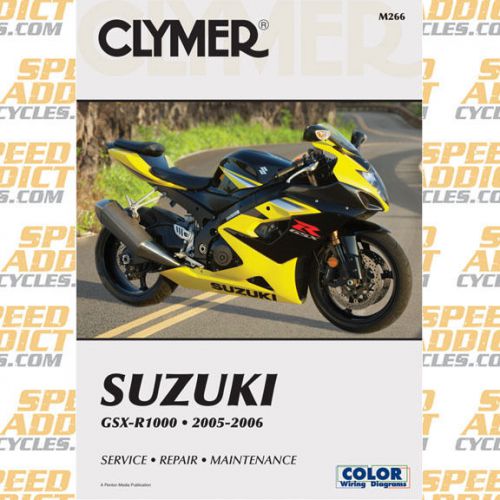 Clymer m266 service shop repair manual suzuki gsx-r1000 2005-2006