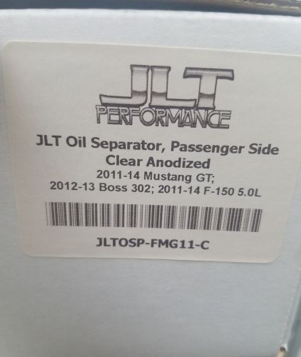 Jlt oil separator 11-14 mustang gt / 12-13 boss 302 / 11-14 f-150 5.0l