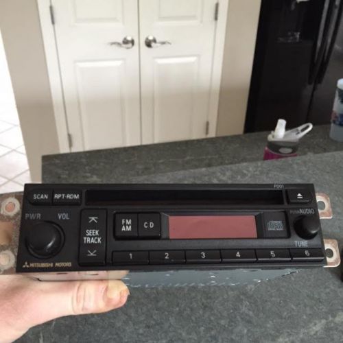 Oem evo 8 cd player/radio (converted to red)