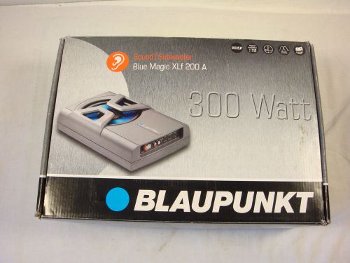 New blaupunkt blue magic xlf 200 active powered amplifier subwoofer 300watts 8&#034;