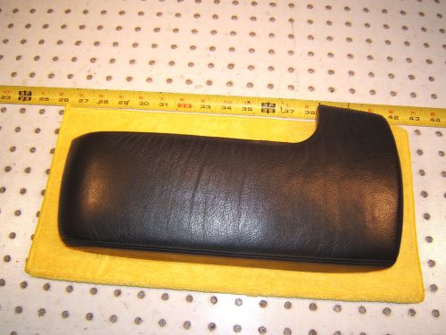 Mercedes 01 w220 s500 center console arm rest left charcoal leather oem 1 cover