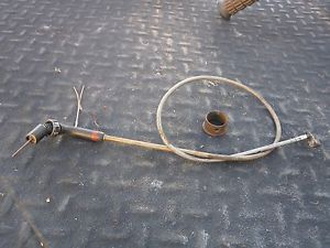 Honda z 50 minitrail throttle cable with hardware, carburator parts 1972- 1977