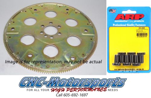 Sb chevy 350 sfi-rated flexplate 168 tooth 87-99 block ext balance w/arp bolts