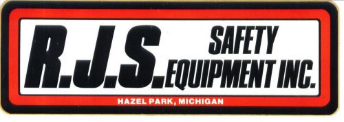Rjs safety equipment contingency racing decals