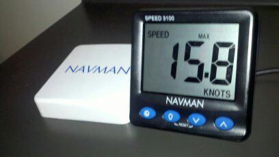 Navman/simrad 3100 speed instrument display