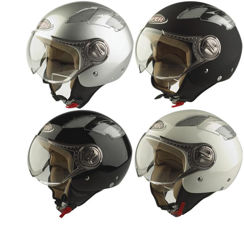 Viper rs-16 open face motorcycle, scooter, moped, motorbike crash helmet rs16