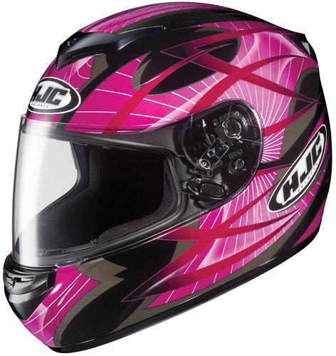 Hjc cs-r2 storm pink full-face motorcycle helmet size 2xlarge