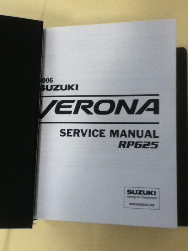 2006 suzuki verona rp625 service manual