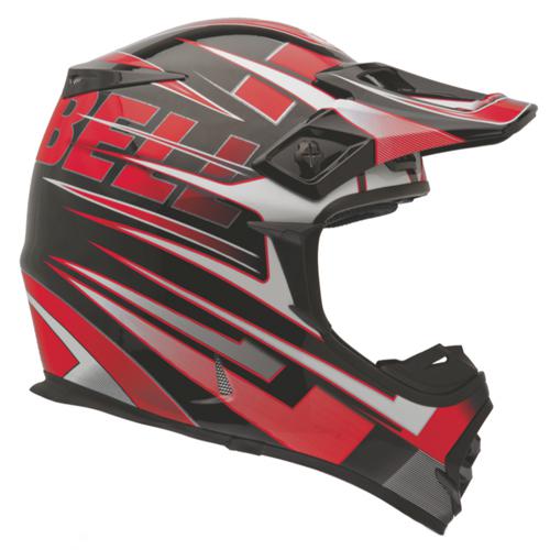 Bell mx-2 motocross helmet breaker red size small