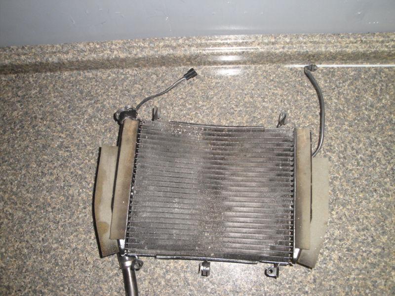 2005 yamaha r6 yzf r6 radiator with fans oem factory radiator no leaks