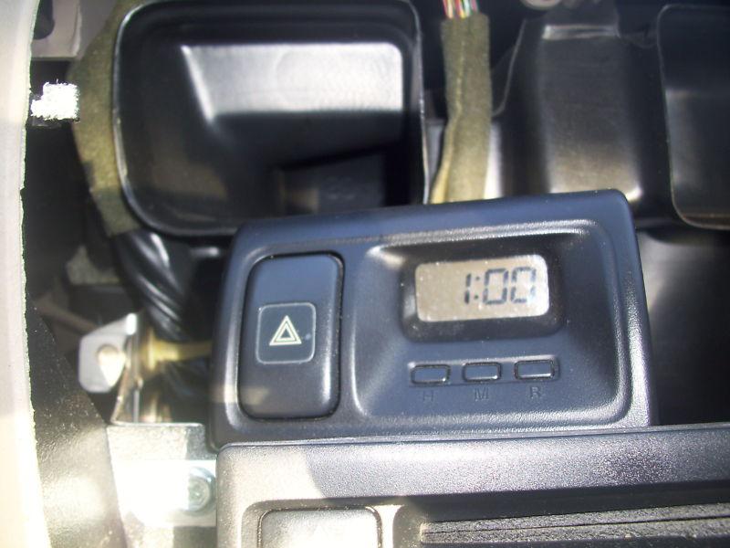 2001-2002-honda accord - digital dash clock, oem  01-02 only