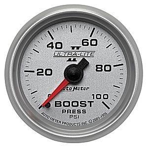 Autometer 2-1/16in. boost; 0-100 psi mech