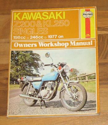 Kawasaki z200 kl250 singles service manual_1977-1979 ?