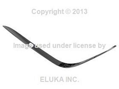 Bmw genuine impact rubber moulding strip cover (chrome) front left e38 8168105