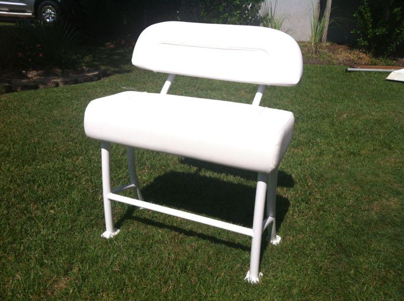 Leaning post seat powdered coated ,like scout and sea hunt boats $550