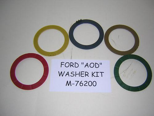 Thrust washer kit, ford aod/aode/4r70w, (76200)