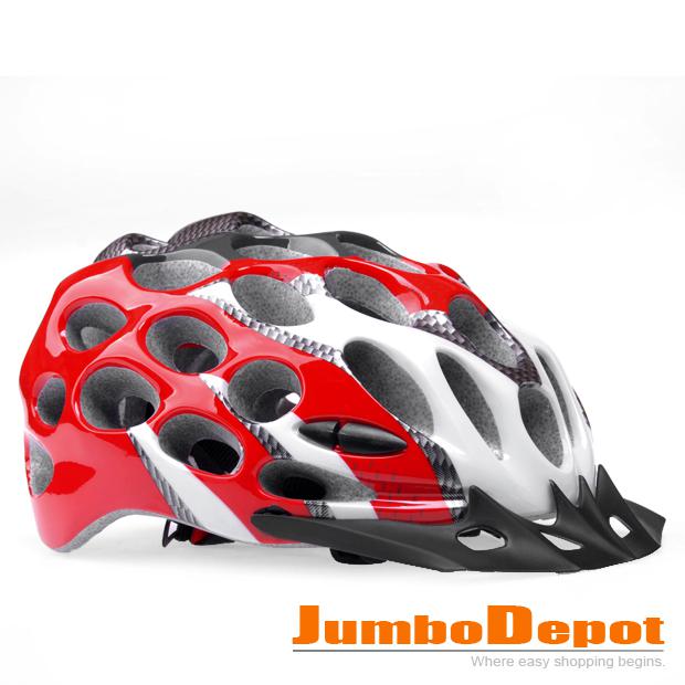 Road race cycling bicycle adult men safety helmet red carbon color hot warranty