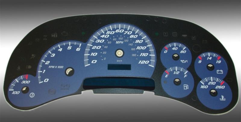 Us speedo ss1200544 us speedo daytona edition color replacement gauge face kit