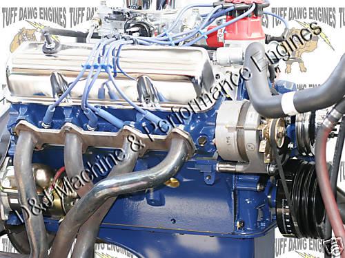 Ford 390/422hp turnkey engine w/c6 transmission by tuff dawg engines
