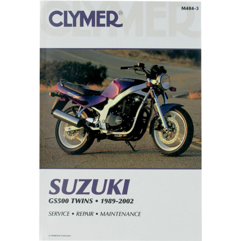Clymer m484-3 repair service manual suzuki gs500e 1989-2002