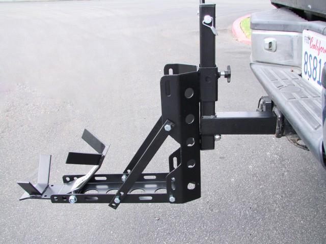 Lightweight & portable motorcycle mx trailer carrier tow dolly hauler rack hitch